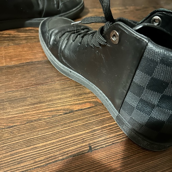 Louis Vuitton,Pre-owned Trainer Sneaker Boot High Leather High Trainers In Black - Picture 8 of 8